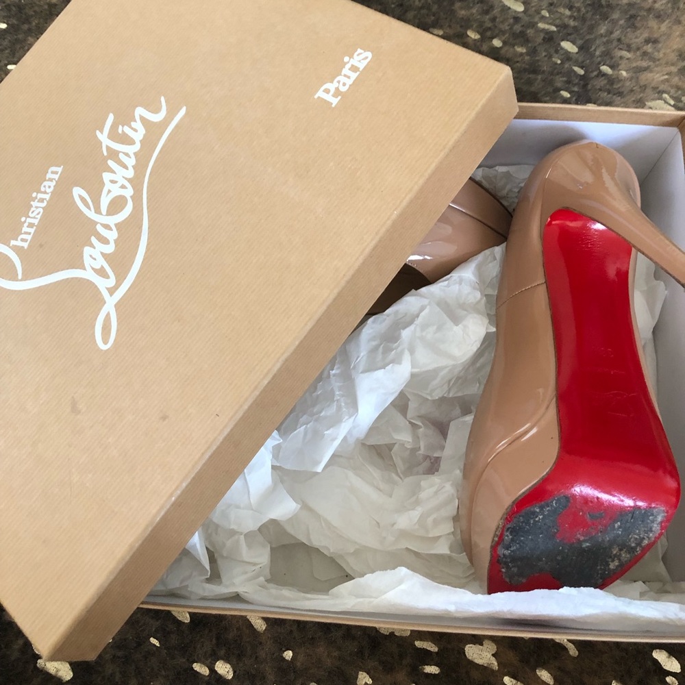 Christian Louboutin Nude Lady peep pump - Picture 4 of 5